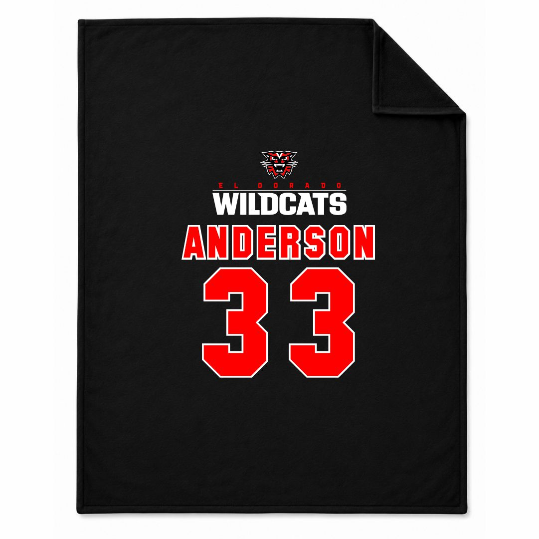 EHS Football -- Personalized Wildcat Blanket
