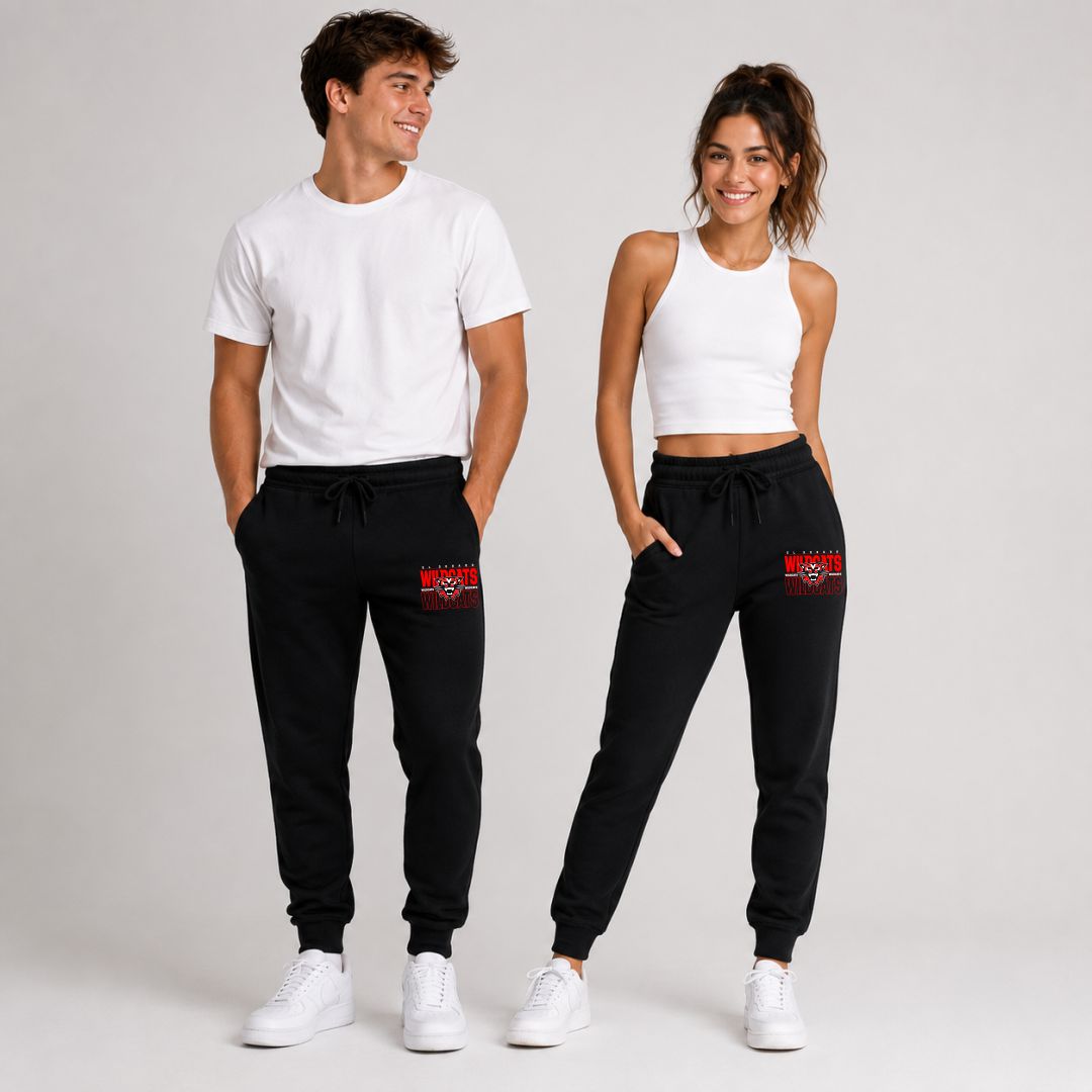 EHS Football -- Stacked Wildcats -- Joggers -- Adult -- Youth