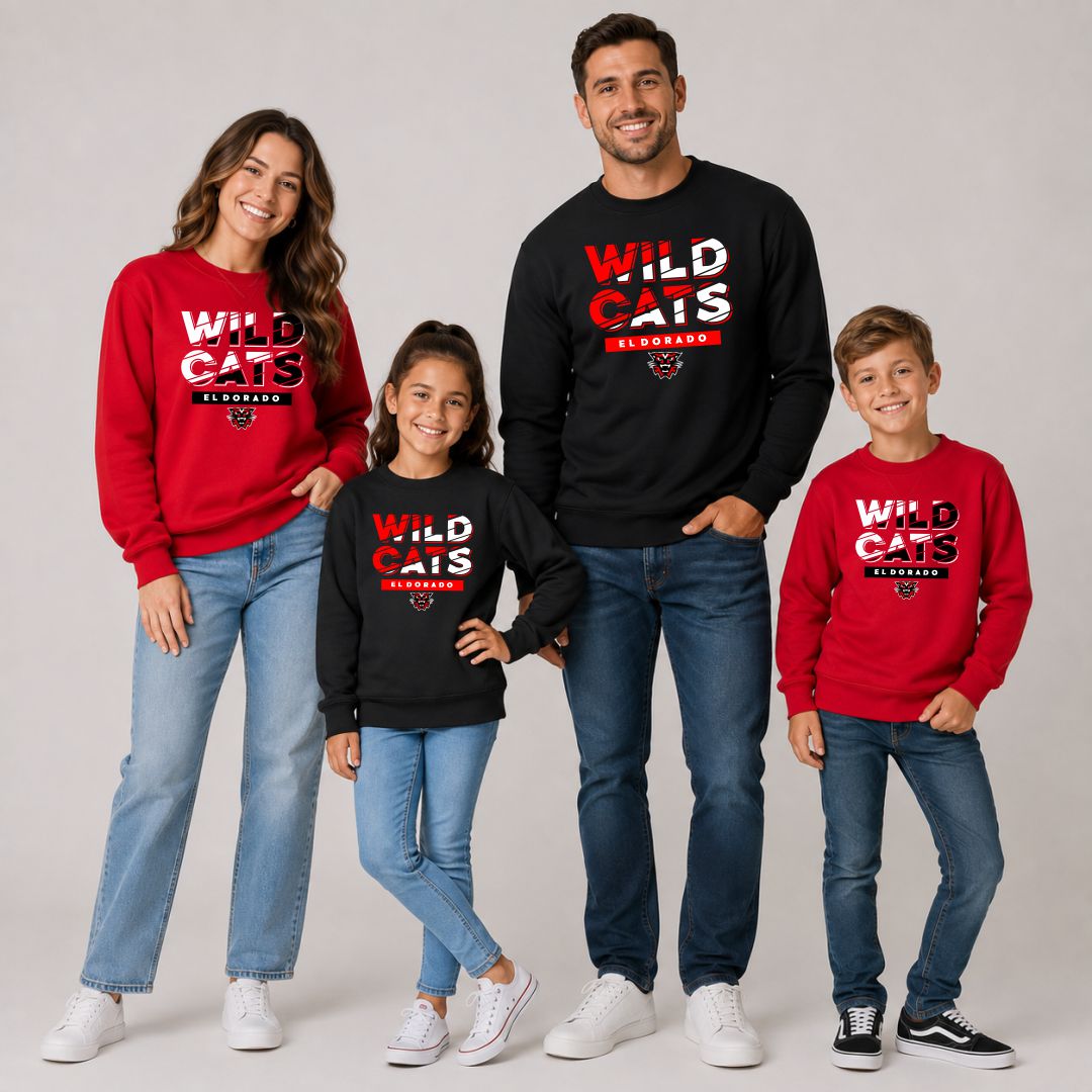 EHS Cheer -- Retro Varsity -- Sweatshirt